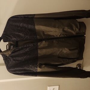 CSG Men's hoodie jacket Black Full Zip Front Pockets size S